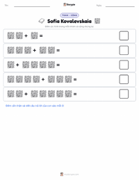 Xem trước tài liệu in sẵn Sofía Kovalevskaya