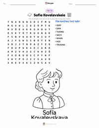Xem trước tài liệu in sẵn Sofía Kovalevskaya