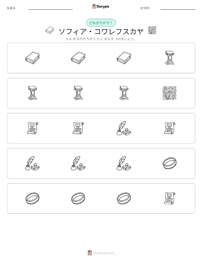 異なるものを見つけよう