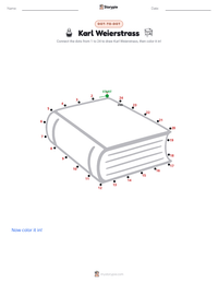 Karl Weierstrass printable worksheet preview