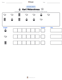 Karl Weierstrass printable worksheet preview