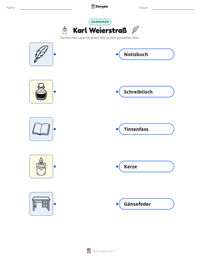 Karl Weierstraß druckbare Arbeitsblatt Vorschau