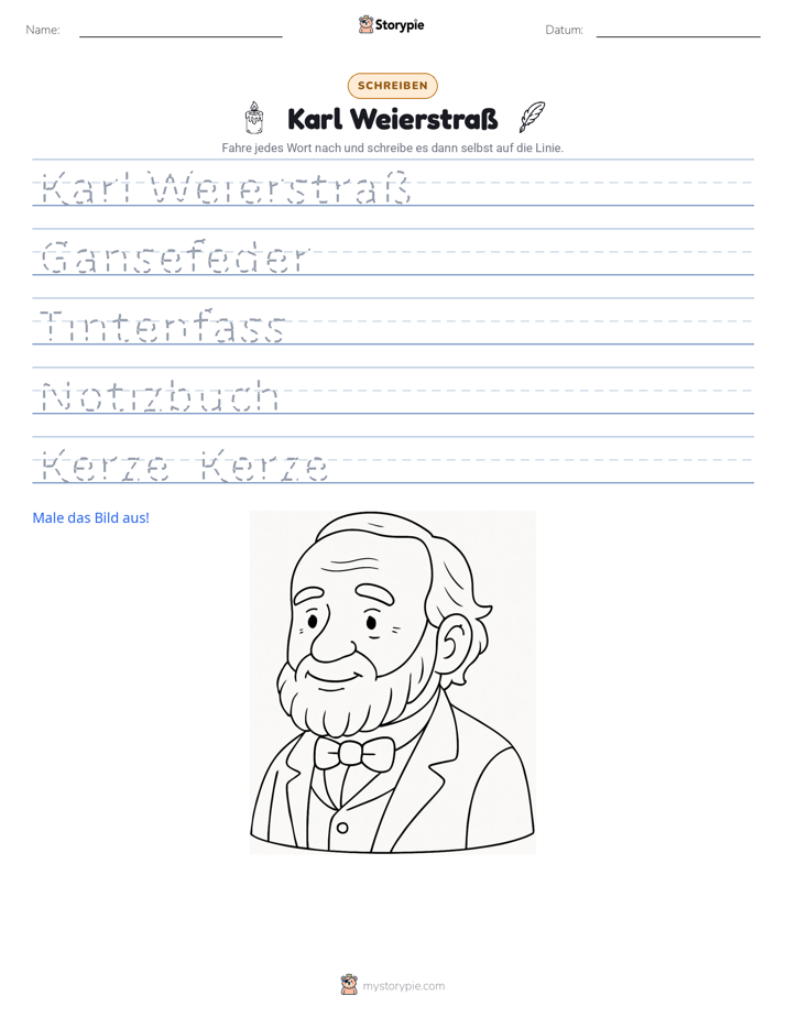 Schreibübung