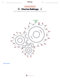 Charles Babbage yazdırılabilir çalışma sayfası önizlemesi