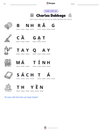Xem trước tài liệu in sẵn Charles Babbage