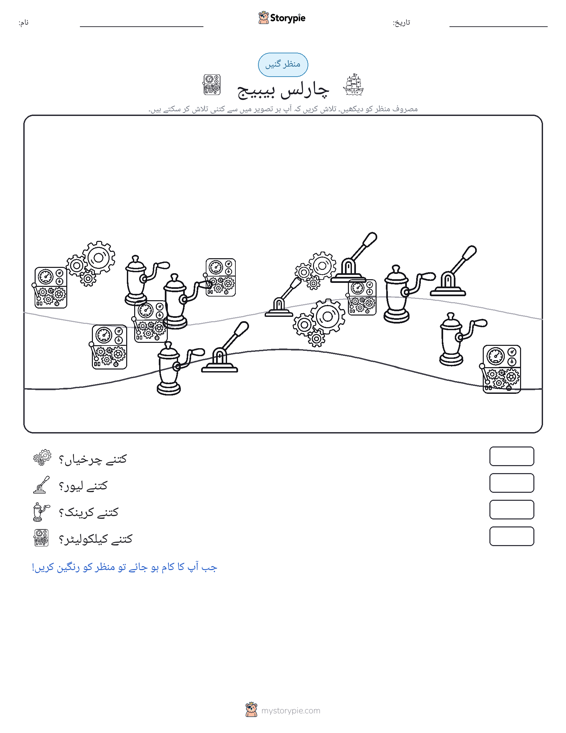 گنتی کا منظر
