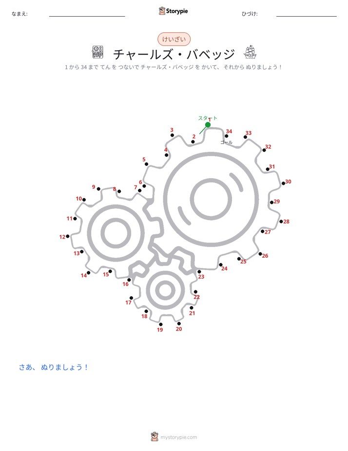 点つなぎ