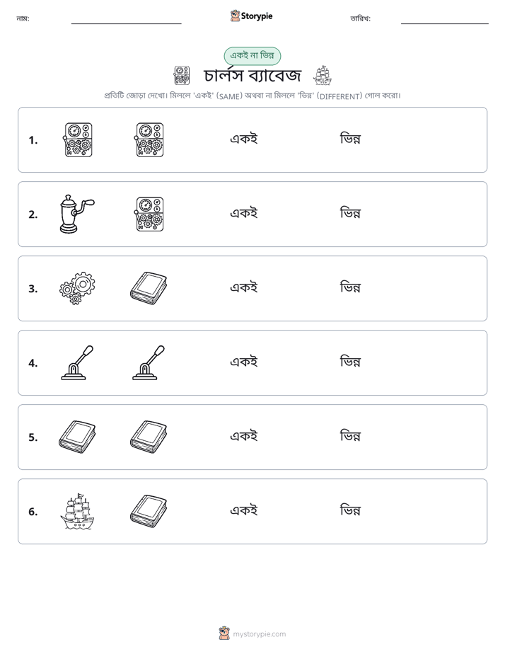 একই বা ভিন্ন