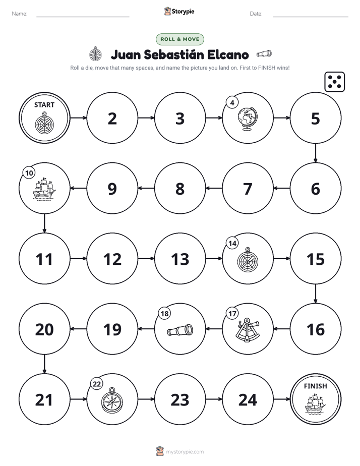 Roll & Move Game