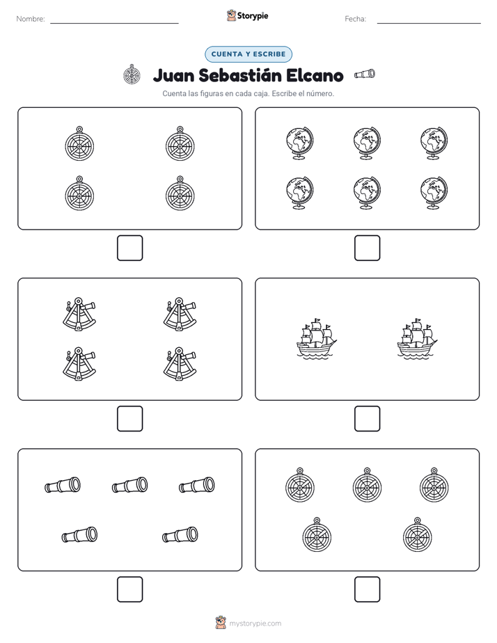 Cuenta y Escribe