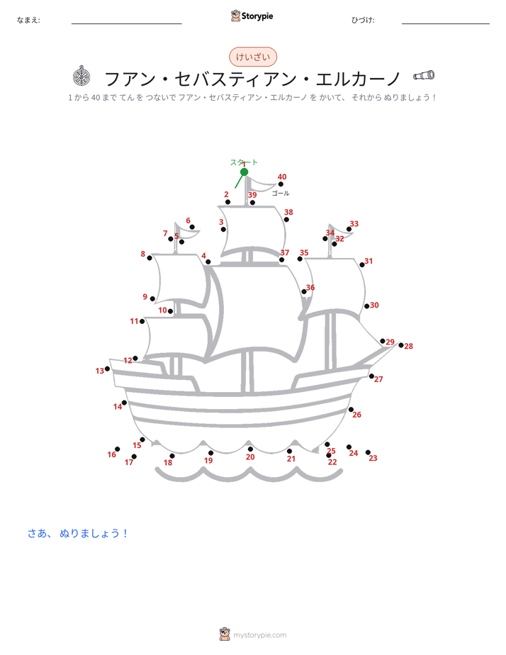 点つなぎ