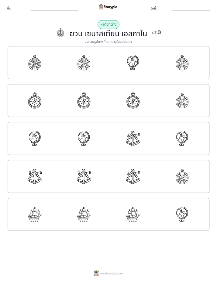 ตัวที่แตกต่าง