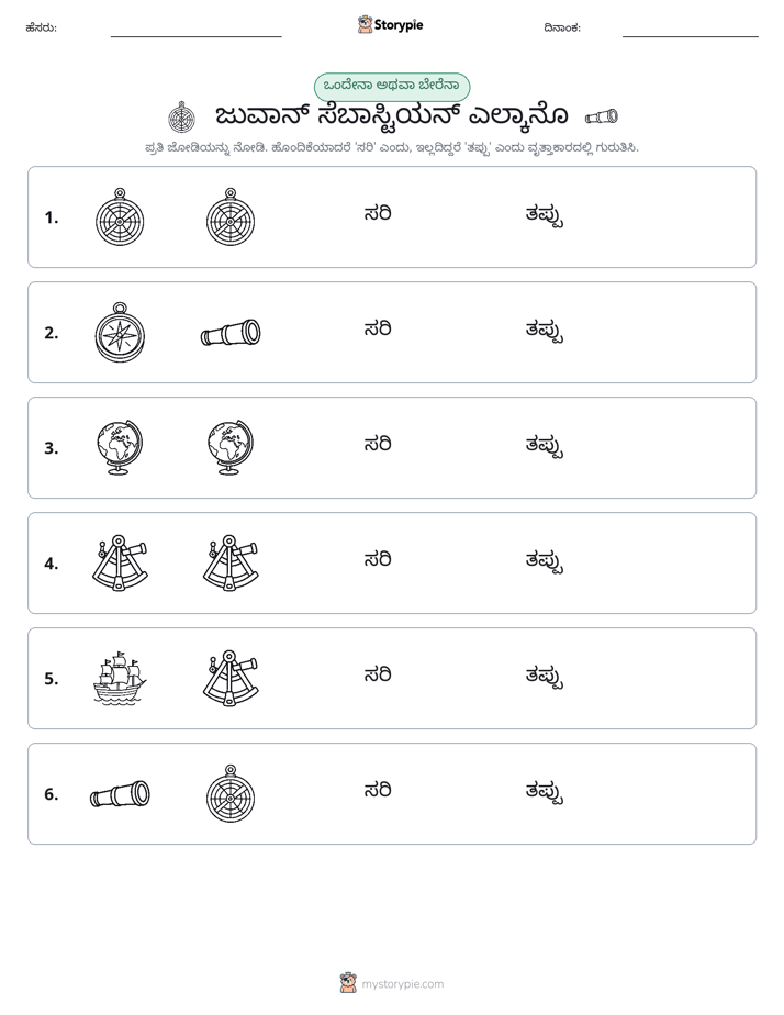ಒಂದೇ ಅಥವಾ ವಿಭಿನ್ನ