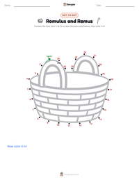 Romulus and Remus printable worksheet preview