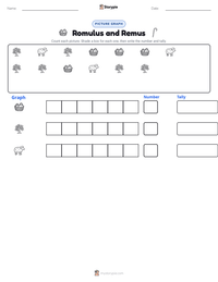 Romulus and Remus printable worksheet preview
