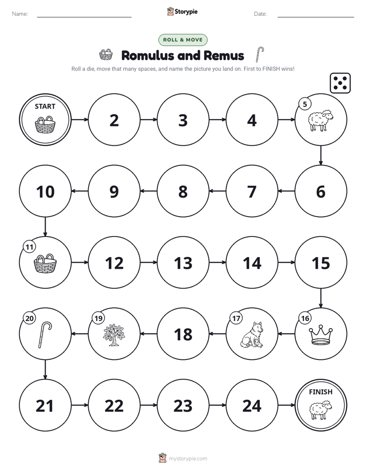 Roll & Move Game