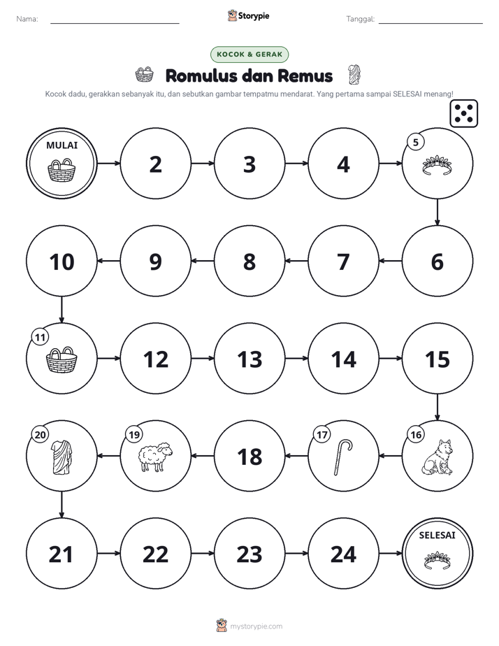 Permainan Gulung & Pindah