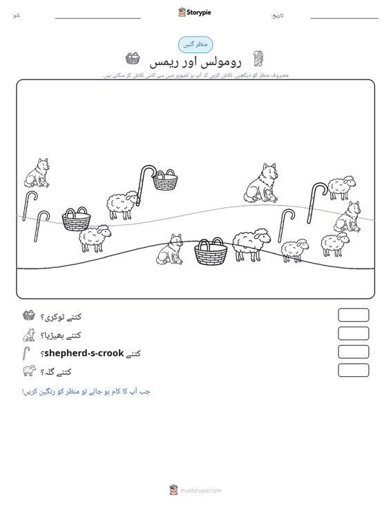 گنتی کا منظر