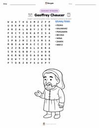 Podgląd drukowalnego arkusza ćwiczeń Geoffrey Chaucer