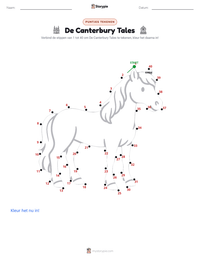 De Canterbury Tales afdrukbare werkblad voorbeeld