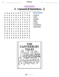 Anteprima della scheda stampabile di I racconti di Canterbury