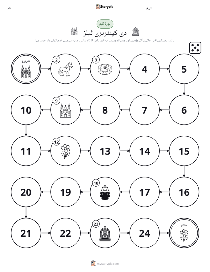 رول اور منتقل کریں کھیل
