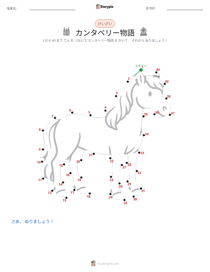 点つなぎ