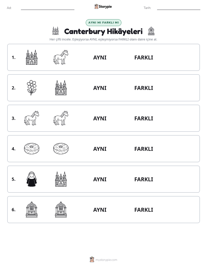 Aynı mı Farklı mı
