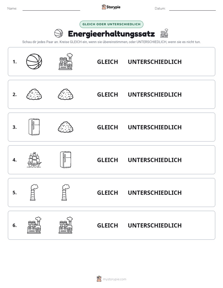 Gleich oder Anders