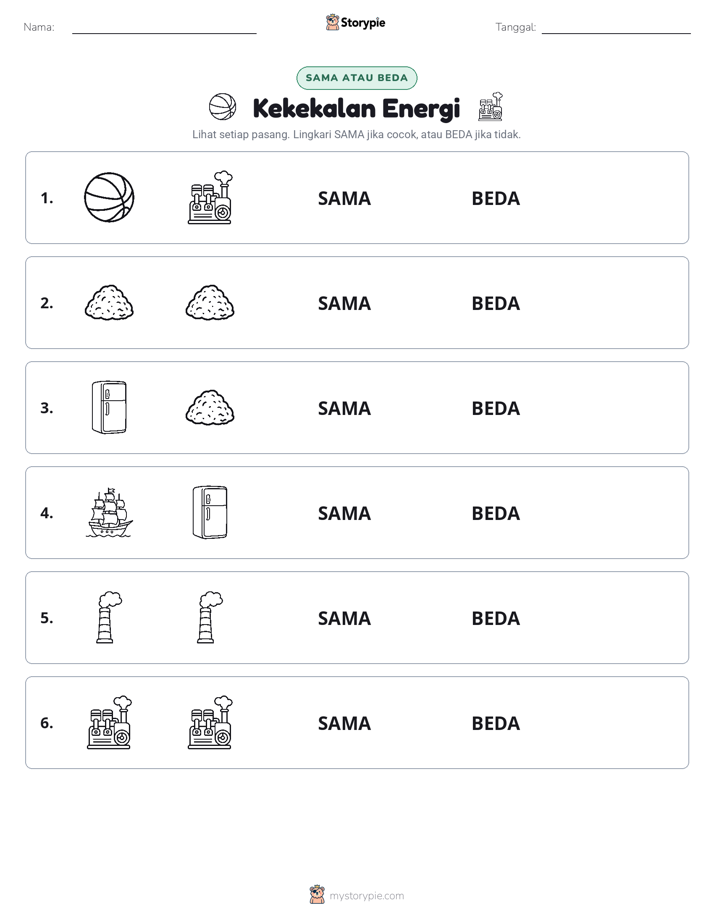 Sama atau Berbeda