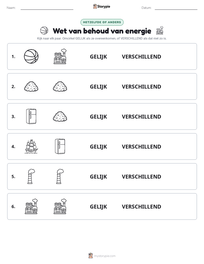 Zelfde of Verschillend
