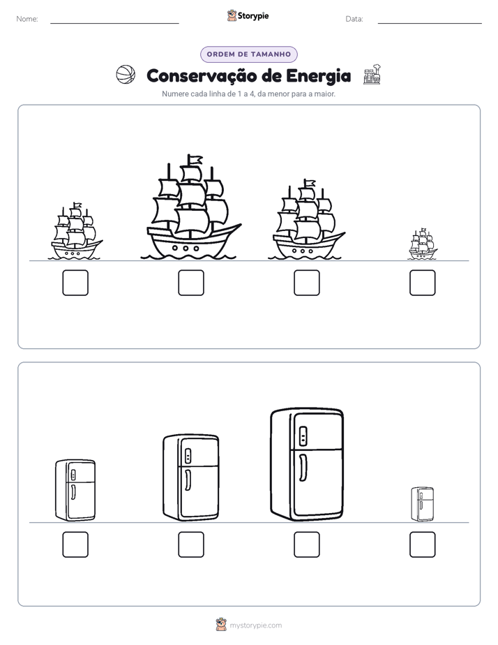 Ordem de Tamanho