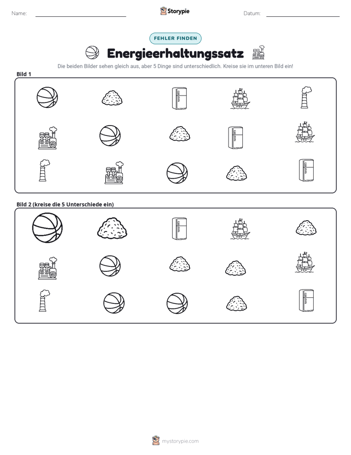 Finde den Unterschied