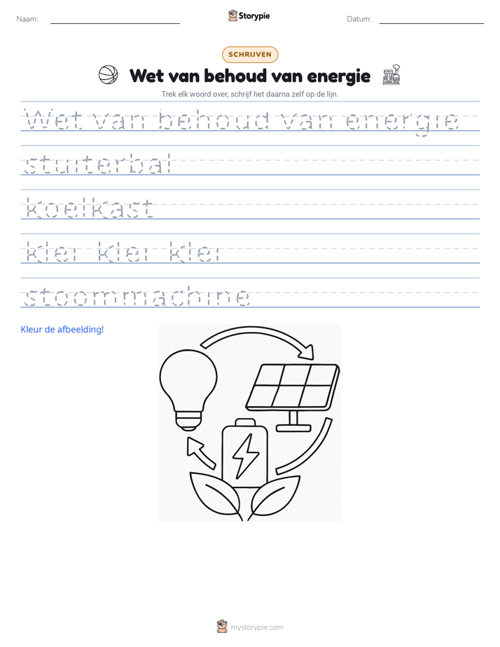 Schrijf Oefening