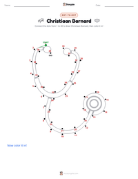 Christiaan Barnard printable worksheet preview