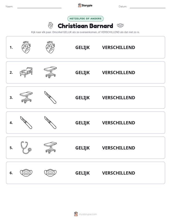 Zelfde of Verschillend