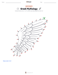 Greek Mythology printable worksheet preview