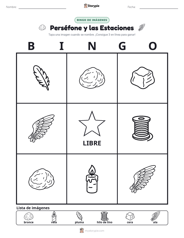 Bingo de Imágenes