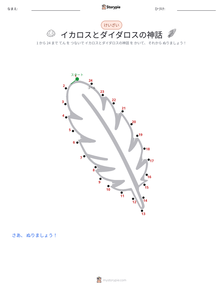 点つなぎ