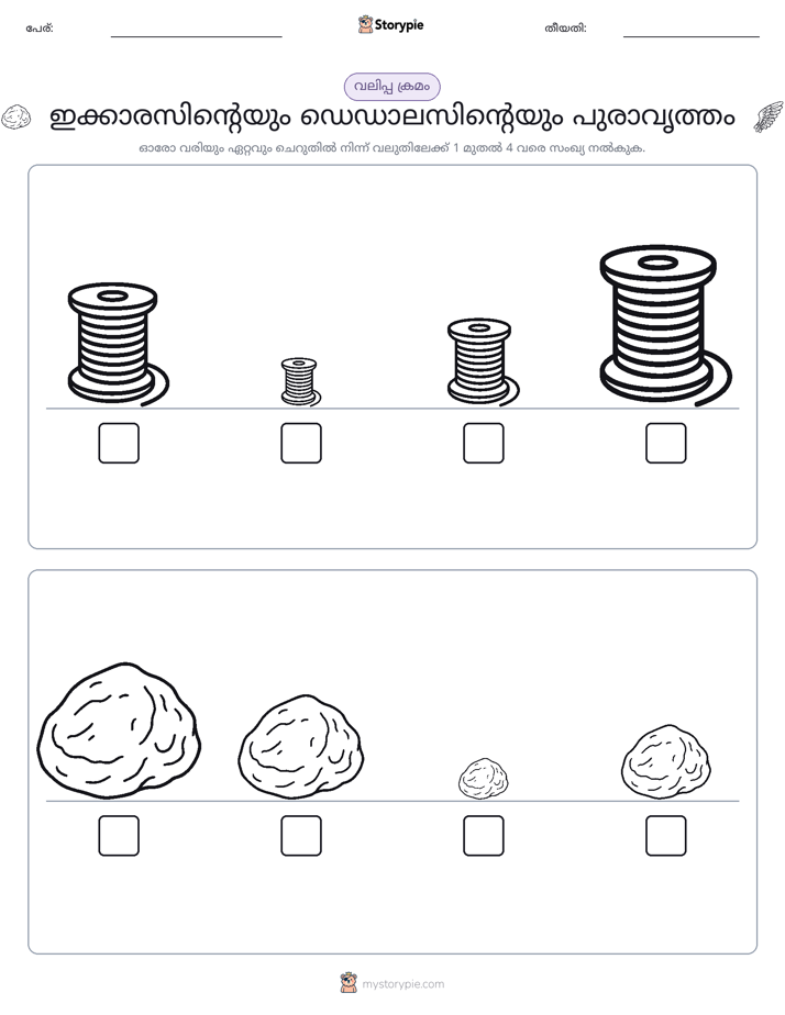 വലുപ്പം ക്രമം