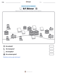 Podgląd drukowalnego arkusza ćwiczeń B.F. Skinner