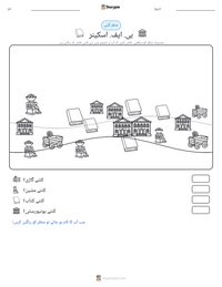 بی. ایف. اسکینر پرنٹ کرنے کے قابل ورکشیٹ کا پیش نظارہ