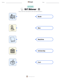 B.F. Skinner printable worksheet for kids