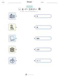 B.F. スキナー の印刷可能ワークシートプレビュー