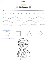 Prabaca lembar kerja cetak B.F. Skinner