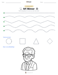 B.F. Skinner afdrukbare werkblad voorbeeld