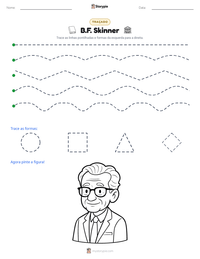 Prévia da folha de atividades imprimível B.F. Skinner