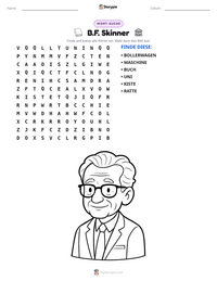 B.F. Skinner druckbare Arbeitsblatt Vorschau