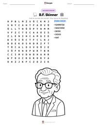 B.F. Skinner afdrukbare werkblad voorbeeld