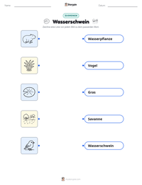 Capybara druckbare Arbeitsblatt für Kinder